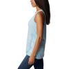 Columbia Womens Bluff Mesa™ TankCami Shirt(Spring Blue Heather/Blooming Lines Graphic)