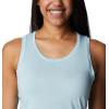Columbia Womens Bluff Mesa™ TankCami Shirt(Spring Blue Heather/Blooming Lines Graphic)