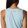 Columbia Womens Bluff Mesa™ TankCami Shirt(Spring Blue Heather/Blooming Lines Graphic)
