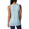 Columbia Womens Bluff Mesa™ TankCami Shirt(Spring Blue Heather/Blooming Lines Graphic)