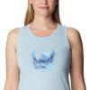 Columbia Womens Bluff Mesa™ TankCami Shirt(Spring Blue Heather/Mindful Meditation Grx)