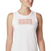 Columbia Womens Bluff Mesa™ TankCami Shirt(White Heather  Wavy Way)