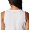 Columbia Womens Bluff Mesa™ TankCami Shirt(White/Meditation Isle Graphic)