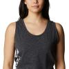 Columbia Womens Cades Cape™ TankCades Cape Tank(Black  White Logo)