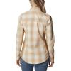 Columbia Womens Claudia Ridge Long Sleeve ShirtHiking Shirt(Beach Soft Ombre)