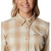 Columbia Womens Claudia Ridge Long Sleeve ShirtHiking Shirt(Beach Soft Ombre)