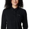 Columbia Womens Claudia Ridge Long Sleeve ShirtHiking Shirt(Black)