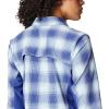 Columbia Womens Claudia Ridge Long Sleeve ShirtHiking Shirt(Dark Sapphire Soft Ombre)