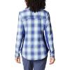 Columbia Womens Claudia Ridge Long Sleeve ShirtHiking Shirt(Dark Sapphire Soft Ombre)