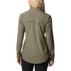 Columbia Womens Claudia Ridge Long Sleeve ShirtHiking Shirt(Stone Green)
