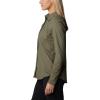 Columbia Womens Claudia Ridge Long Sleeve ShirtHiking Shirt(Stone Green)