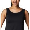 Columbia Women’s Columbia Women’s Chill River Tank Top, Moisture Wicking, Sun Protection(Black)