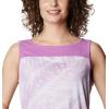 Columbia Women’s Columbia Women’s Chill River Tank Top, Moisture Wicking, Sun Protection(Blossom Pink/Sunburst Print)