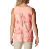 Columbia Women’s Columbia Women’s Chill River Tank Top, Moisture Wicking, Sun Protection(Coral Reef Daisy Party)