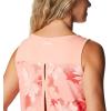 Columbia Women’s Columbia Women’s Chill River Tank Top, Moisture Wicking, Sun Protection(Coral Reef Daisy Party)