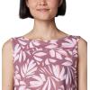 Columbia Women’s Columbia Women’s Chill River Tank Top, Moisture Wicking, Sun Protection(Fig Areca)