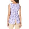 Columbia Women’s Columbia Women’s Chill River Tank Top, Moisture Wicking, Sun Protection(Frosted Purple/Pop Flora Tonal)