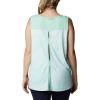 Columbia Women’s Columbia Women’s Chill River Tank Top, Moisture Wicking, Sun Protection(Mint Cay/Sunburst Print)