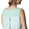 Columbia Women’s Columbia Women’s Chill River Tank Top, Moisture Wicking, Sun Protection(Mint Cay/Sunburst Print)