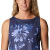 Columbia Women’s Columbia Women’s Chill River Tank Top, Moisture Wicking, Sun Protection(Nocturnal Daisy Party)