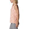 Columbia Women’s Columbia Women’s Chill River Tank Top, Moisture Wicking, Sun Protection(Peach/Mini Hibiscus)