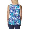 Columbia Women’s Columbia Women’s Chill River Tank Top, Moisture Wicking, Sun Protection(Purple Lotus/Pop Flora)