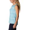 Columbia Women’s Columbia Women’s Chill River Tank Top, Moisture Wicking, Sun Protection(Sea Wave Brush Stripe)