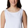Columbia Women’s Columbia Women’s Chill River Tank Top, Moisture Wicking, Sun Protection(White)