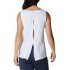 Columbia Women’s Columbia Women’s Chill River Tank Top, Moisture Wicking, Sun Protection(White)