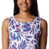 Columbia Women’s Columbia Women’s Chill River Tank Top, Moisture Wicking, Sun Protection(White Areca)