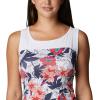 Columbia Women’s Columbia Women’s Chill River Tank Top, Moisture Wicking, Sun Protection(White Lakeshore Floral Multi)