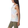Columbia Women’s Columbia Women’s Chill River Tank Top, Moisture Wicking, Sun Protection(White Undercurrent)