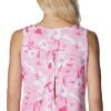 Columbia Women’s Columbia Women’s Chill River Tank Top, Moisture Wicking, Sun Protection(Wild Rose/Pop Flora Tonal)