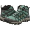 Columbia Women’s Crestwood Hiking Boot(Green Copper Ore Warm Gold 344)