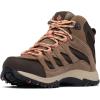 Columbia Womens Discontinued Crestwood Mid Waterproof(Cordovan/Mud)