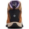 Columbia Womens Discontinued Crestwood Mid Waterproof(Dark Truffle  Plum Purple)