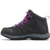 Columbia Womens Discontinued Crestwood Mid Waterproof(Graphite  Bright Plum)