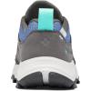 Columbia Womens Hatana Max OutdryHiking Shoe(Dark Grey  Electric Turquoise)