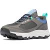 Columbia Womens Hatana Max OutdryHiking Shoe(Dark Grey  Electric Turquoise)