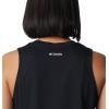Columbia Womens North Cascades Tank(Black/Csc Emblem Two)