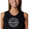 Columbia Womens North Cascades Tank(Black/Gem Columbia Graphic)