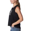 Columbia Womens North Cascades Tank(Black/Pdx Tested Tough Graphic)