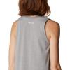 Columbia Womens North Cascades Tank(Monument Heather/White Branded)