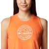 Columbia Womens North Cascades Tank(Sunset Orange/Pdx Tested Tough Graphic)