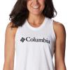Columbia Womens North Cascades Tank(White/Black Branded)