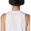 Columbia Womens North Cascades Tank(White/Csc Emblem Two)