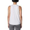 Columbia Womens North Cascades Tank(White/Csc Emblem Two)