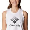 Columbia Womens North Cascades Tank(White/Csc Stacked Gradient Graphic)