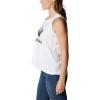 Columbia Womens North Cascades Tank(White/Csc Stacked Gradient Graphic)