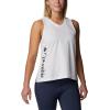 Columbia Womens North Cascades Tank(White/Gem Columbia Graphic)